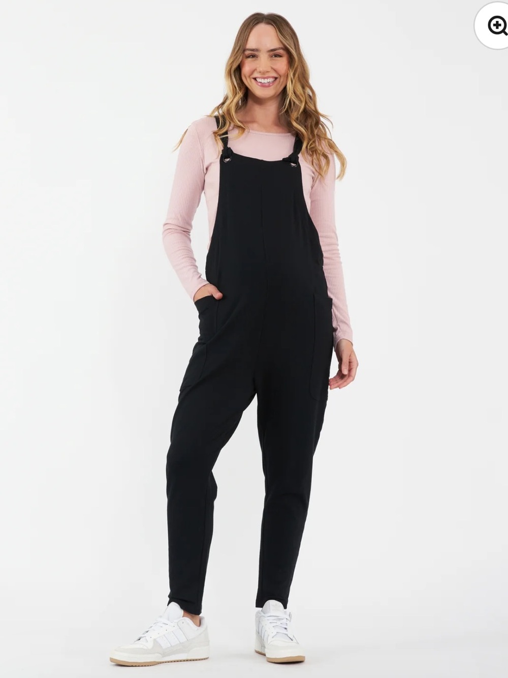Ripe Pierre Playsuit Black Women's Cotton Overalls Jumpsuit Small Maternity